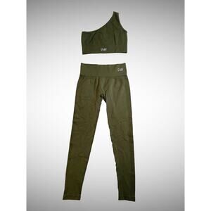 Body‎ NV Sexy Workout Set, One shoulder Sports Bra and Leggings, Large